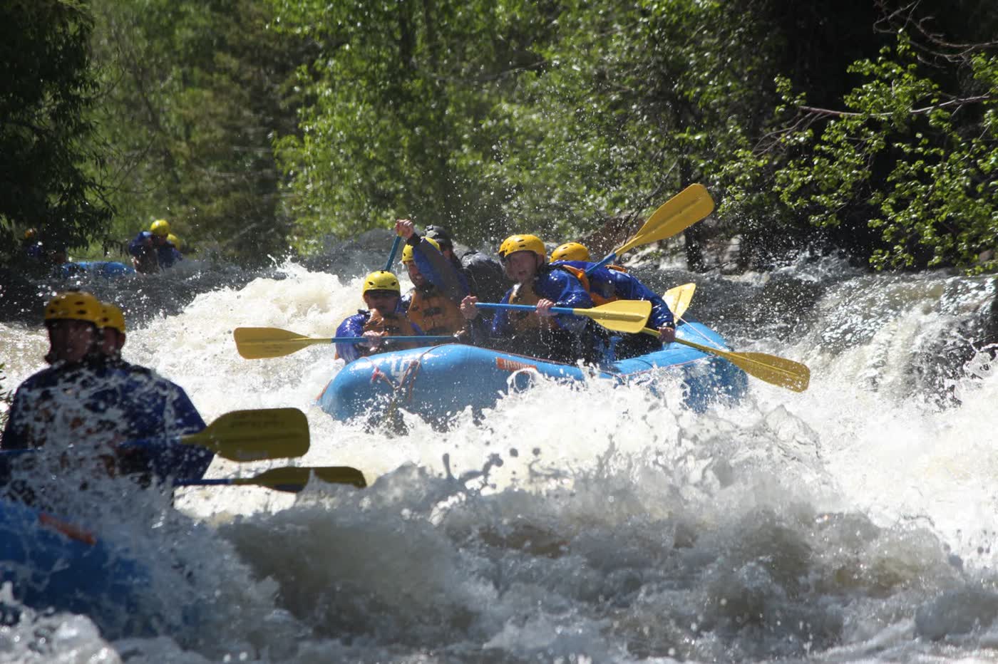 Advanced rafting rapids