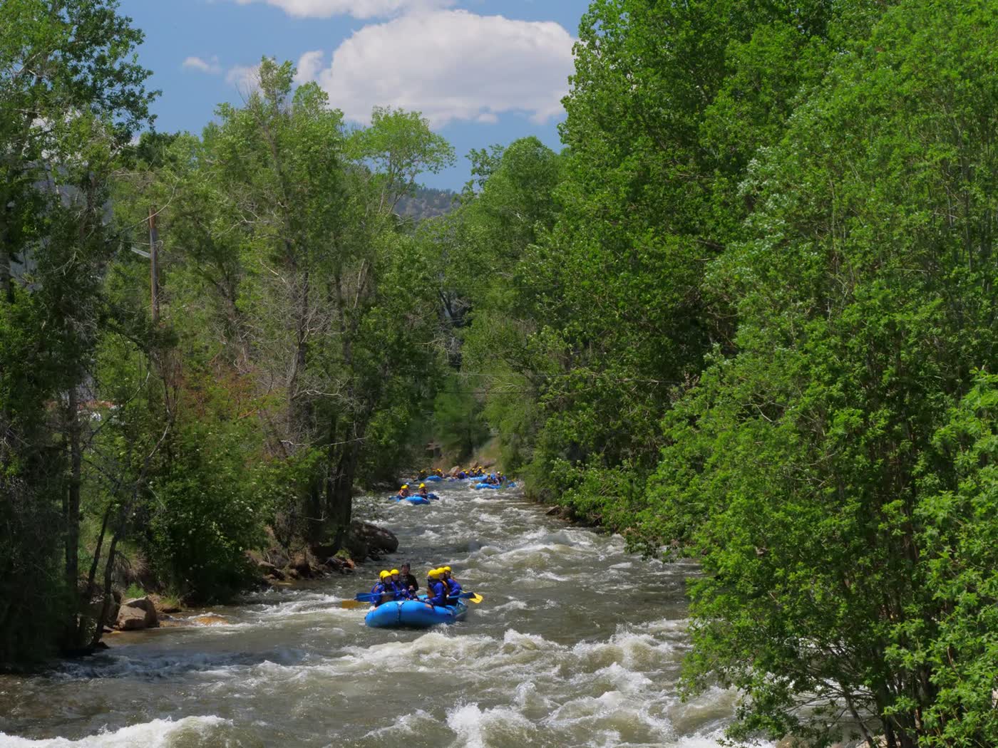 Rafting on Clear Creek