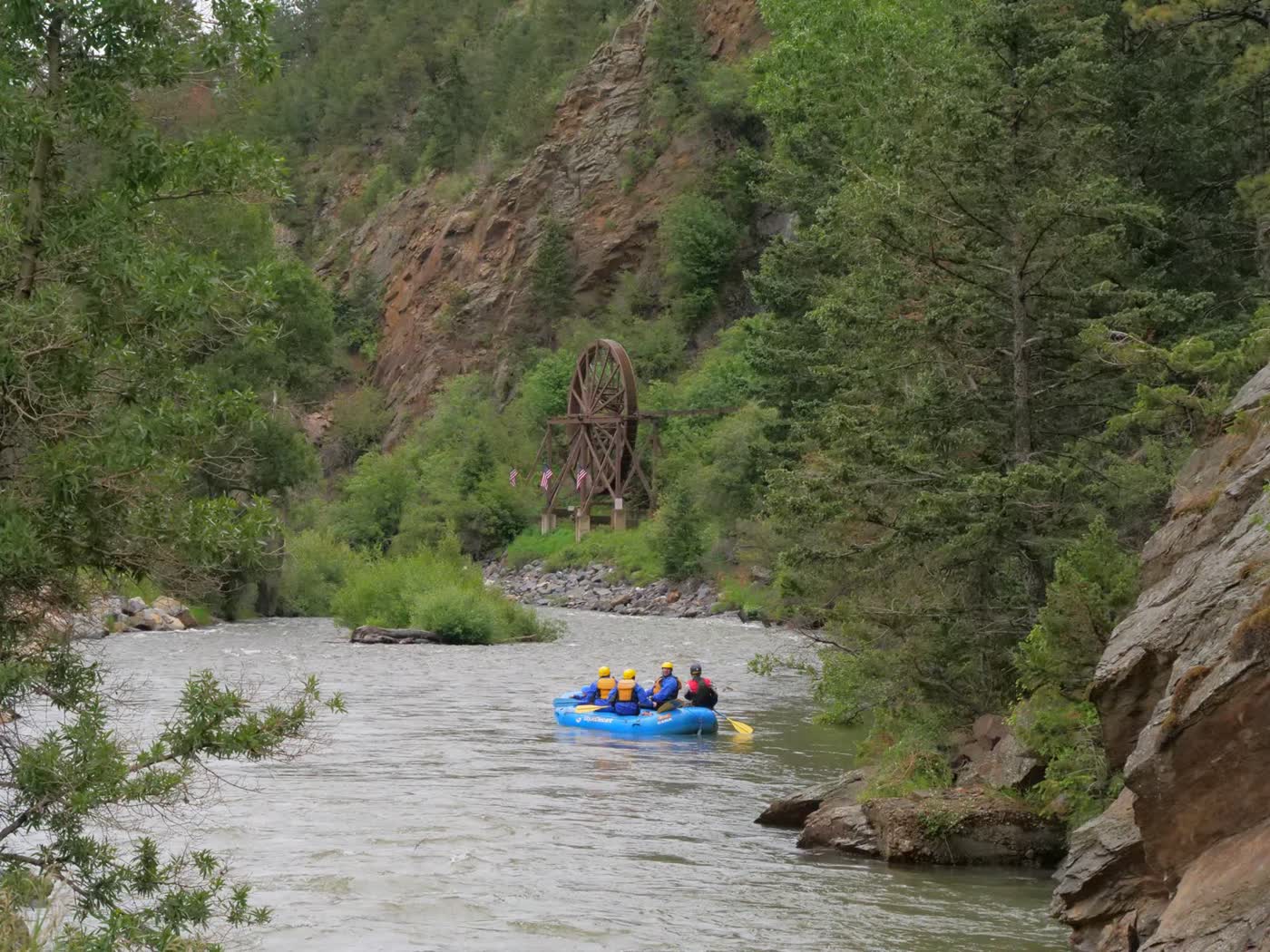 Rafting on Clear Creek