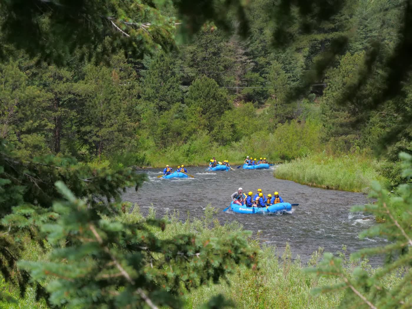 Rafting on Clear Creek