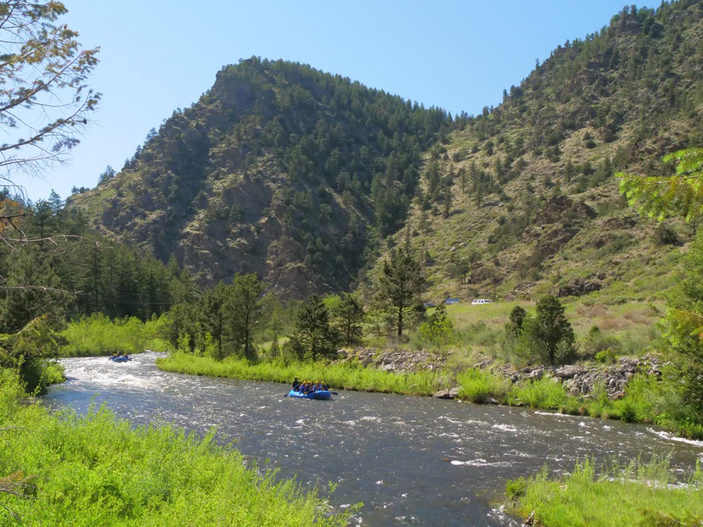 Rafting on Clear Creek