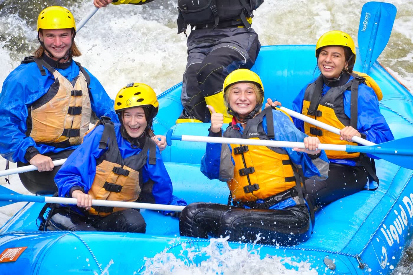 Happy guests on Clear Creek