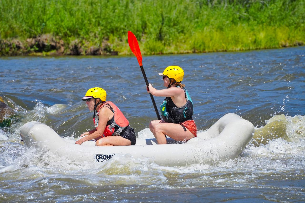 Inflatable Kayak on the Upper Colorado