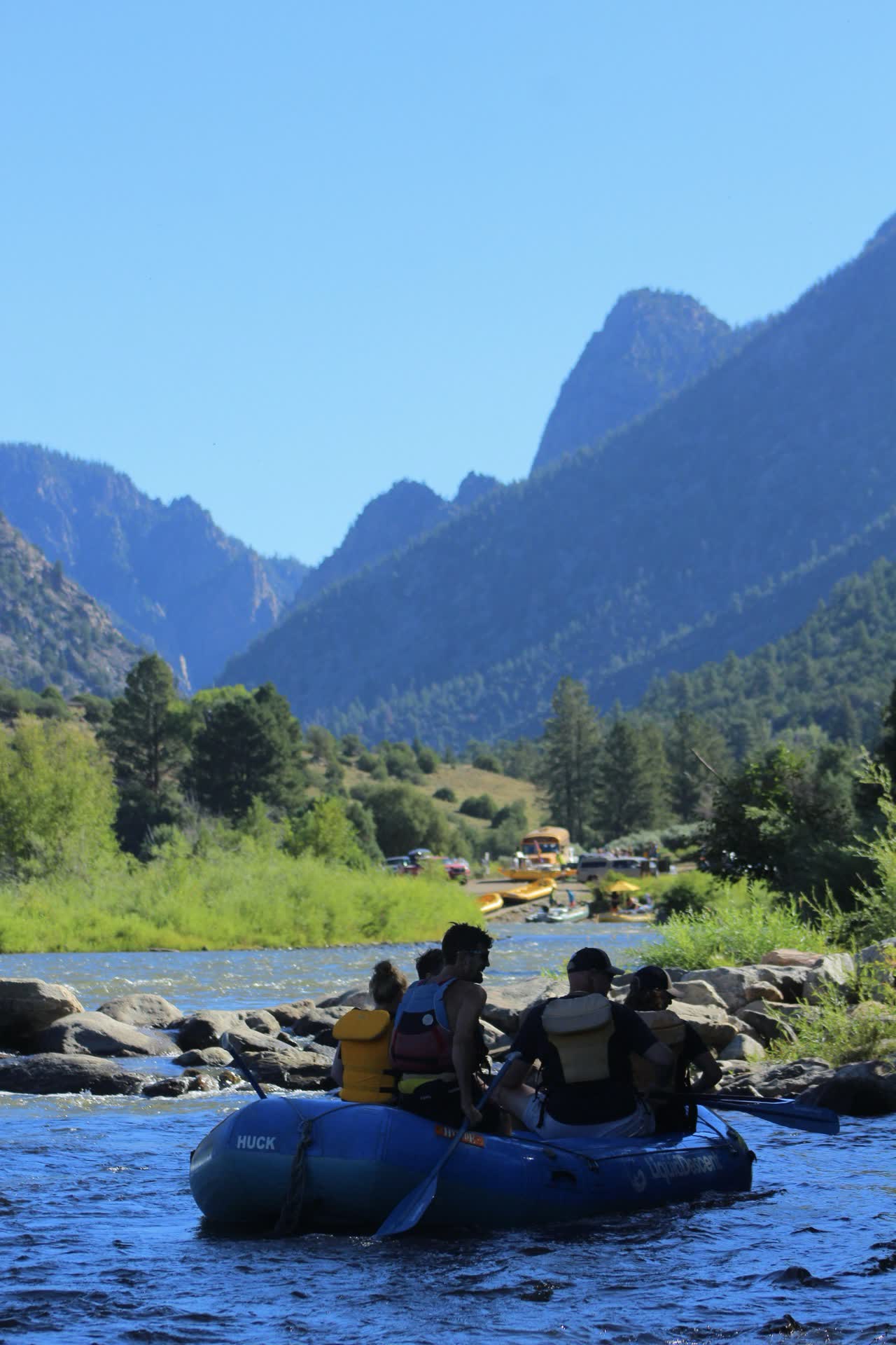 Upper Colorado River rafting near Kremmling Colorado